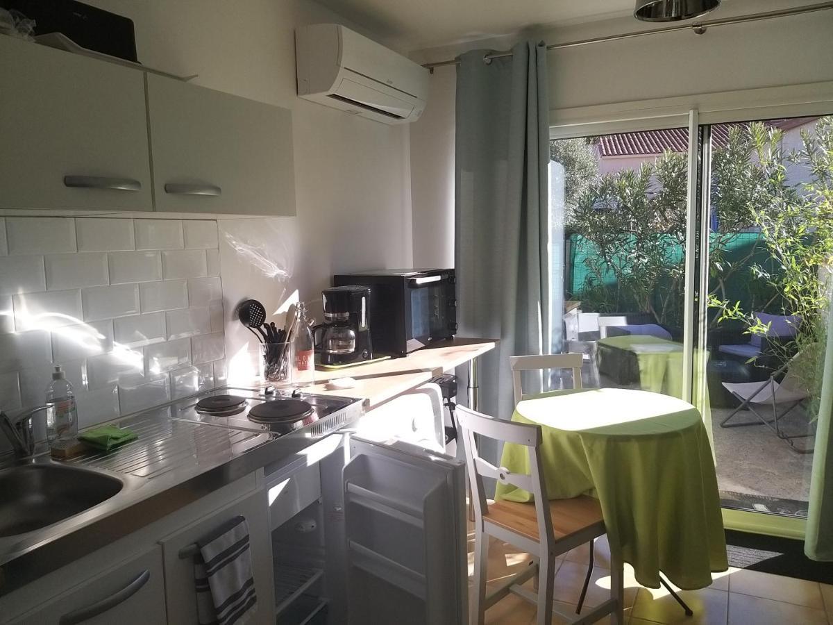 Апартаменти Rez De Jardin Cosy Avec Terrasse Fleurie Арль-сюр-Теш Екстер'єр фото